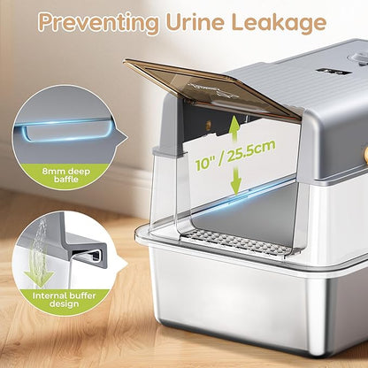 L7 Ultra-Stainless Steel Litter Box - Image 5