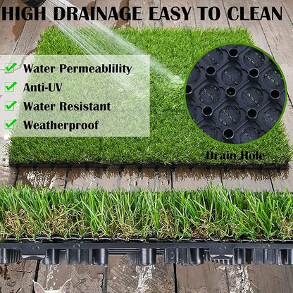 XLX TURF Interlocking Fake Grass Tiles - Image 6