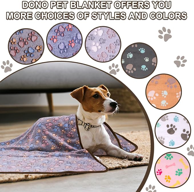 Dono 1 Pack 3 Pink Dog Blankets - Image 6