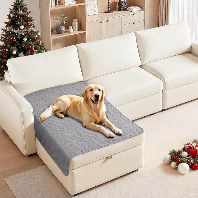 Waterproof Dog Bed Cover, Non-Slip Dog Blanket by CYCMACOHOME