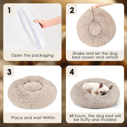 Extra Large Dog Beds, 36 Inch Human Dog Anxiety Relief Comfort Bed, - Image 6