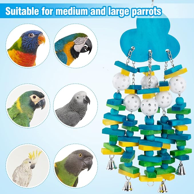 Parrot Toys for Large Birds, Parrots Chew Toy Gift - Image 5