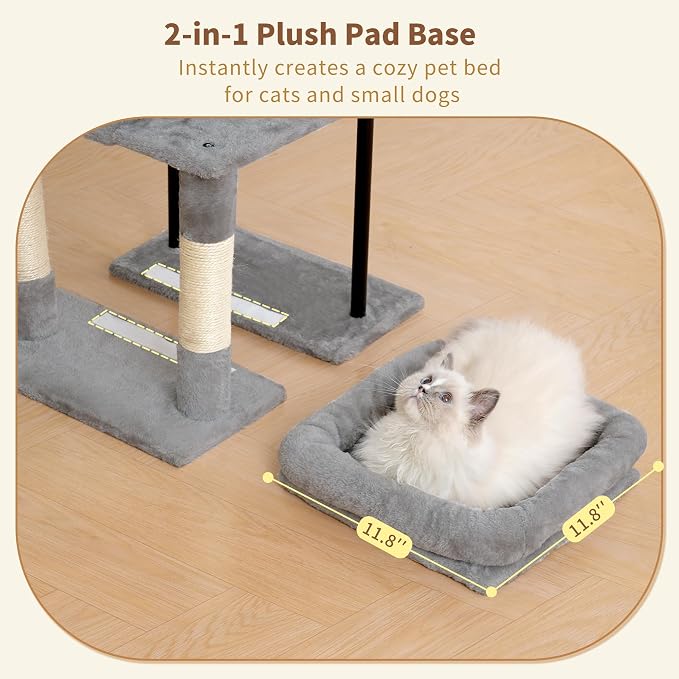 Heybly Cat Tree, 45.3-Inch Cat Tower - Image 7