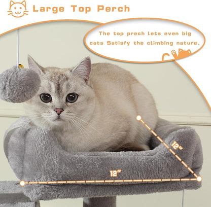 Cat Tree, 70-Inch Cat Tree Tower - Image 5