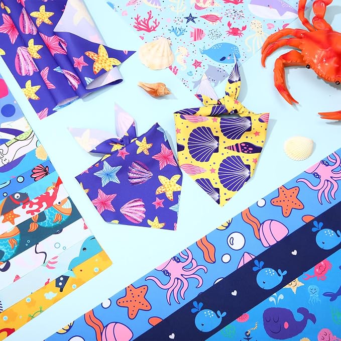 100 Pcs Dog Bandanas Bulk Hawaiian Dog Bandanas Summer 3 Sizes Washable - Image 4