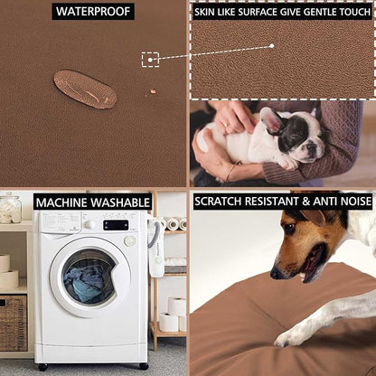 Dog Bed Cover Waterproof Replacement Machine Washable Covers - Image 3