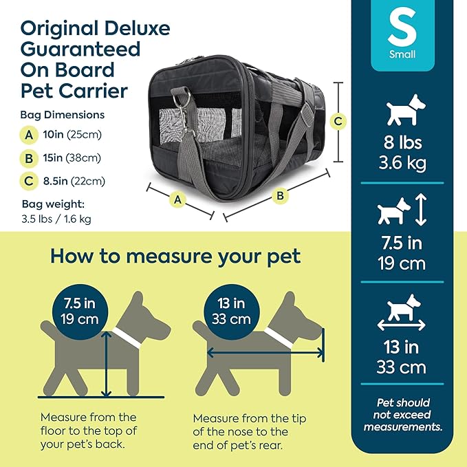 Sherpa Original Deluxe Travel Pet Carrier, Airline Approved & Guaranteed On - Image 3