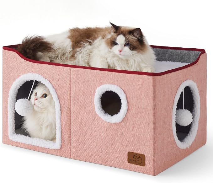 Bedsure Large Cat Beds for Indoor Cats by BEDSURE