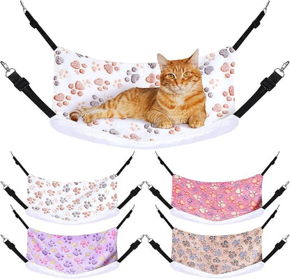 Geelin 4 Pcs Cat Hammock for Cage Hanging Soft Pet Hammock Bed by Geelin