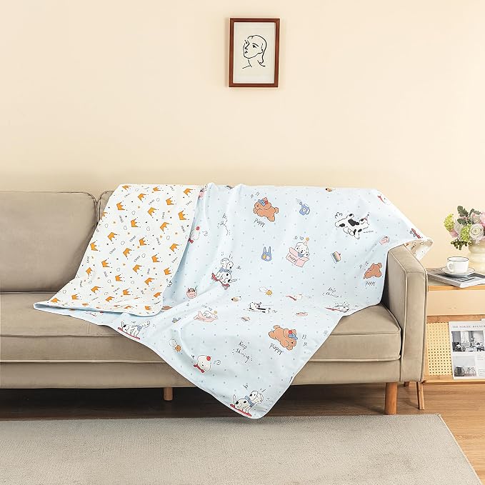 WenBags Waterproof Dog Bed Cover 40 * 60 Inches Throw Size, Pet Hair Resistant - Image 4