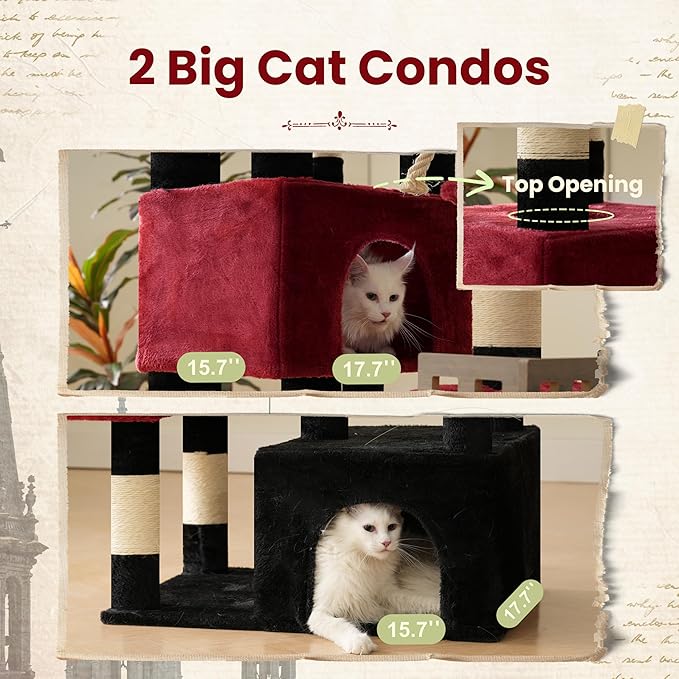 Maine Coon Cat Tree, Heavy Duty Cat Tree - Image 4