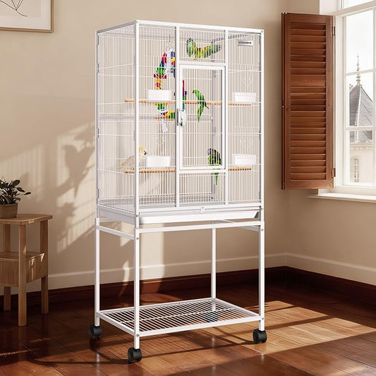 VIVOHOME 54 Inch Wrought Iron Large Bird Flight Cage by VIVOHOME