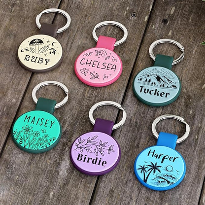 Silent Silicone Dog Tags, Custom Engraved Pet ID Tags - Image 4