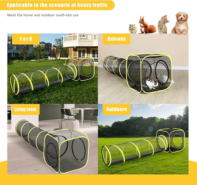 Outdoor Cat Enclosure & Tunnel - Image 4