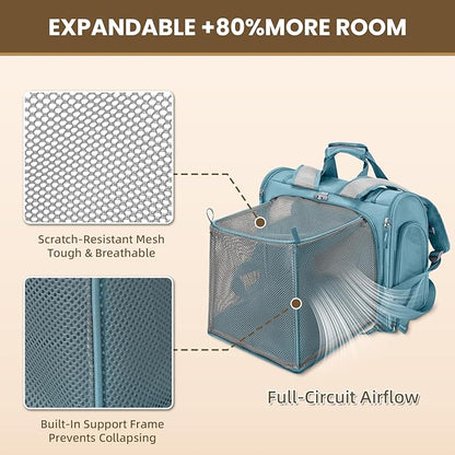 Lollimeow Expandable Cat Carrier Backpack - Image 3