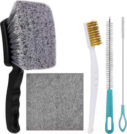 5Pcs Bird Bath Brush Kit, Larbeti 1P Hard Silk Bristle Bird Bath Cleaner Brush by Unknown