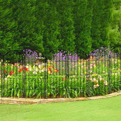 Decorative Garden Fence 31in x10ft, 10 Pack No Dig Fence Animal Barrier - Image 9