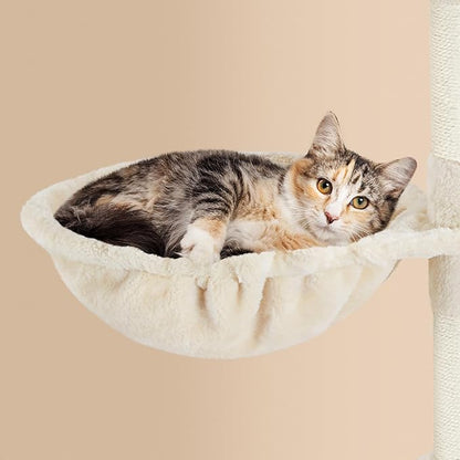 Yaheetech 64.5in Cat Tree Cat Tower Scratching Post, Plush Cover Cat Condo Bed - Image 5