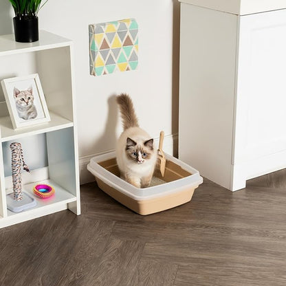 IRIS USA Cat Litter Box, Open Top - Image 3