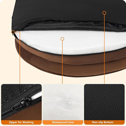 Dwanton Orthopedic Dog Bed for Extra Large Dogs - Image 6