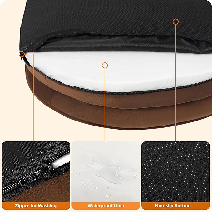 Dwanton Orthopedic Dog Bed for Extra Extra Large Dogs - Image 6