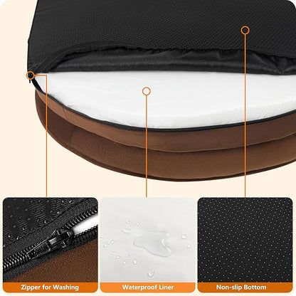 Dwanton Orthopedic Dog Bed for Large Dogs - Image 6