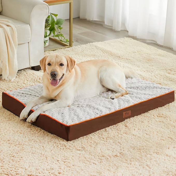 WESTERN HOME WH Large Dog Bed for Large, Medium Dogs, Orthopedic Pet Bed by WESTERNHOME