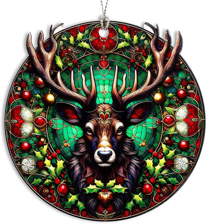 Reindeer Ornament, Reindeer Ornaments by NELXI