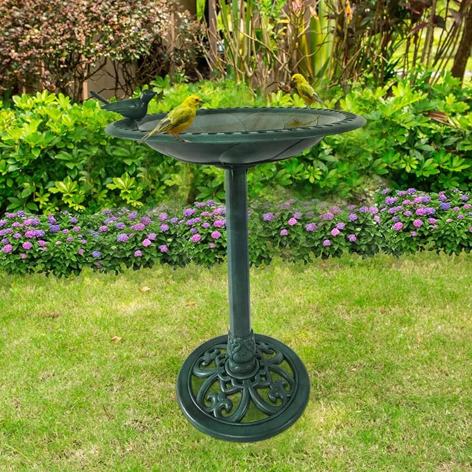 BACKYARD EXPRESSIONS PATIO · HOME · GARDEN 915025-NM Outdoor Garden Bird Bath- - Image 6