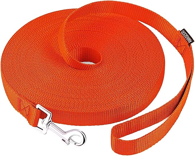 AmaGood Dog/Puppy Obedience Recall Training Agility Lead-15 ft 20 ft 30 ft 50 by DOGLEASH