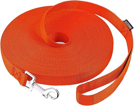 AmaGood Dog/Puppy Obedience Recall Training Agility Lead-15 ft 20 ft 30 ft 50 by DOGLEASH