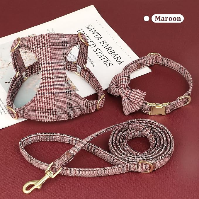 Beirui Cute Extra Small Dog Harness Collar and Leash Set - Image 2
