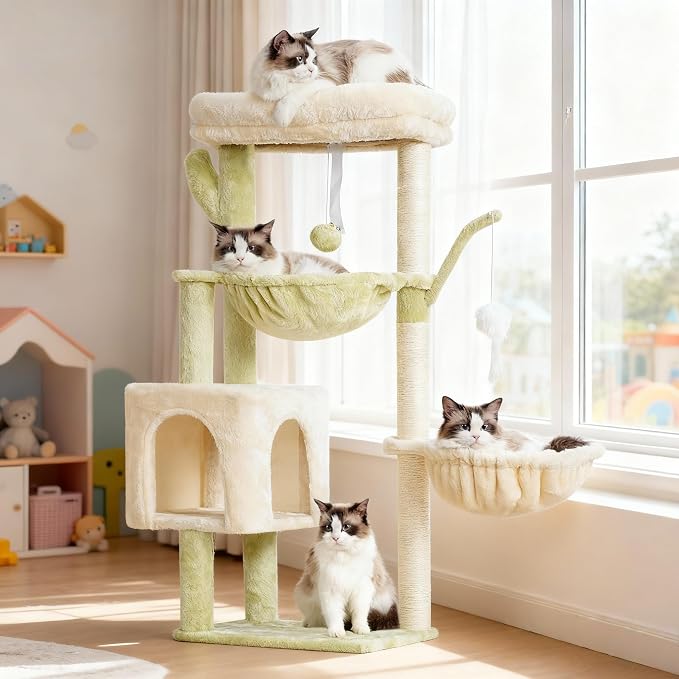 Heybly Cat Tree, 39.4 Inches Tower Condo by HEYBLY