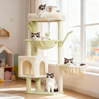 Heybly Cat Tree, 39.4 Inches Tower Condo by HEYBLY