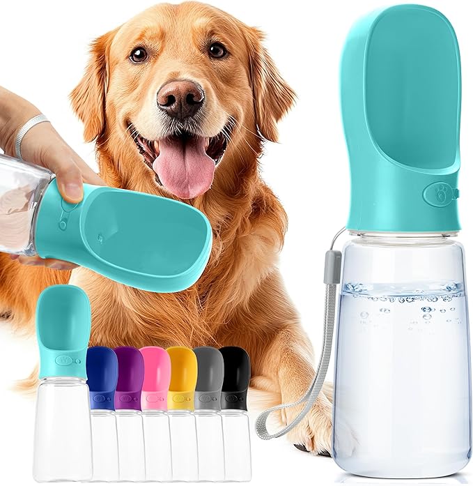 Mr. Pen- Dog Water Bottle, 19 oz, Aqua Blue, Portable Dog Water Bottle Dispenser by MrPen