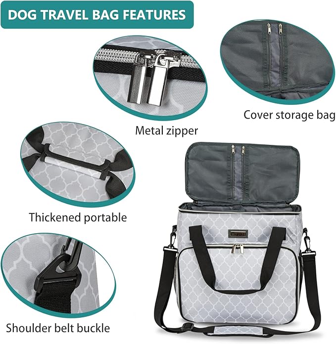 BAGLHER Dog Travel Bag, Pet Travel Bag, - Image 4