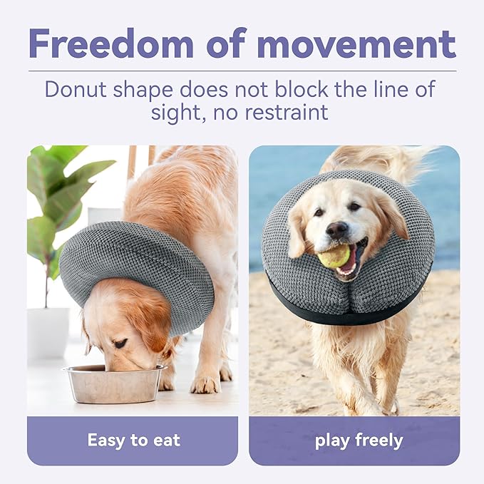 Soft Inflatable Dog Cone Collar Alternative After Surgery - Image 2