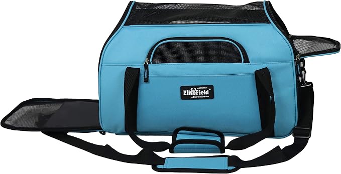 EliteField Soft Pet Carrier Soft Sided Dog Puppy Cat Carrier Travel Bag - Image 2