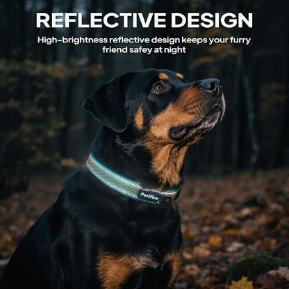 PetiFine Dog Collar for Large Dogs, Neoprene Padded and Adjustable, Reflective - Image 5