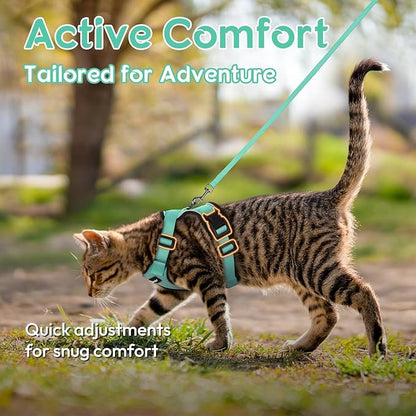 Dooradar Cat Harness and Leash Set, Escape Proof Safe Adjustable Kitten Vest - Image 5