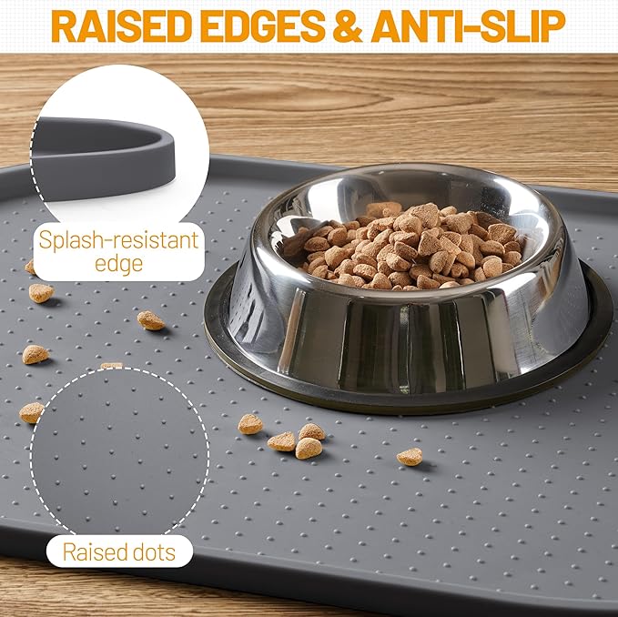 Hubulk 100% Waterproof Silicone Pet Feeding Mat - Image 3
