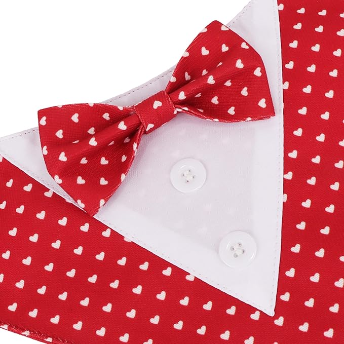 ADOGGYGO Valentine Dog Tuxedo Bandana - Image 5
