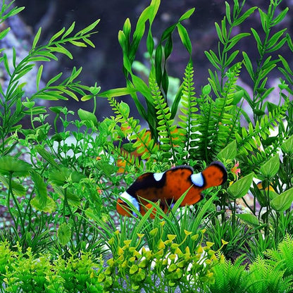Fish Tank Accessories Aquarium Decorations Green Plants, Aquarium Decor Plastic - Image 5