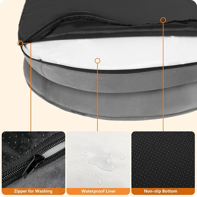 Dwanton Orthopedic Dog Bed for Large Dogs - Image 6