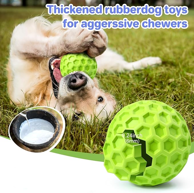 Interactive Squeaky Dog Balls Puppy Toys, Dog Toys - Image 3