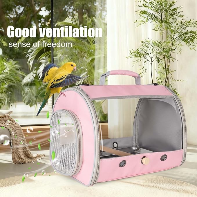Long Tail Bird Travel Carrier Cage - Image 6