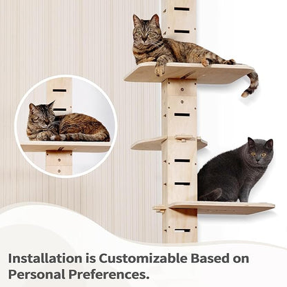 COZIWOW Floor to Ceiling Cat Tree Tower - Image 5