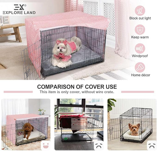 Explore Land Pattern Dog Crate Cover - Image 2