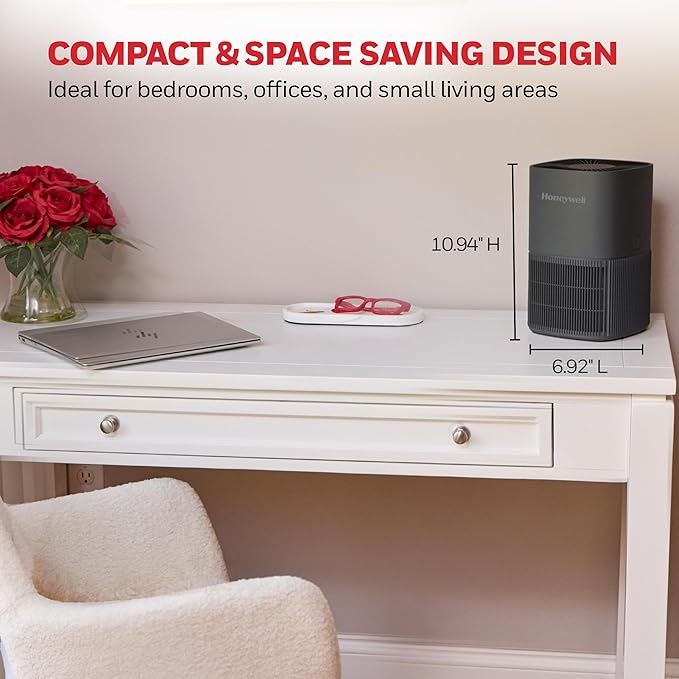 Honeywell Allergen Plus Compact HEPA Small Room Air Purifiers - Image 7