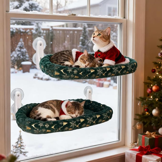 L&W BROS. 2-Pack Foldable Cat Window Perches by LWBROS